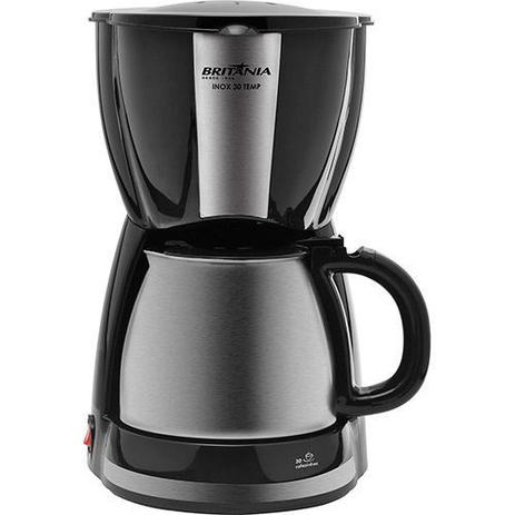 Cafeteira Eletrica Britania Inox 30 Temp 110v Menor preço em Cafeteira Eletrica Britania Inox 30 Temp 110v