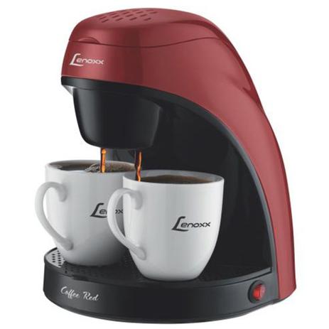 Cafeteira Elétrica Lenoxx PCA-031 Preta/Vermelha - 127V Menor preço em Cafeteira Elétrica Lenoxx PCA-031 Preta/Vermelha - 127V