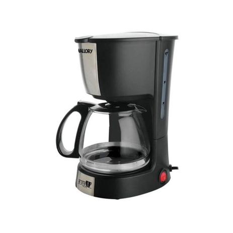 Cafeteira Elétrica Mallory Aroma 16 xícaras 550W com Jarra de Vidro - Preto/Inox 110V Menor preço em Cafeteira Elétrica Mallory Aroma 16 xícaras 550W com Jarra de Vidro - Preto/Inox 110V