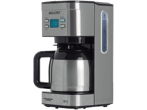 Cafeteira Elétrica Mallory Aroma Digital Thermic - 32 Xícaras Inox é ruim? Cafeteira Elétrica Mallory Aroma Digital Thermic - 32 Xícaras Inox é boa?