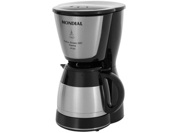 Cafeteira Elétrica Mondial Dolce Arome C-33JT-24X Preta - 220V Menor preço em Cafeteira Elétrica Mondial Dolce Arome C-33JT-24X Preta - 220V