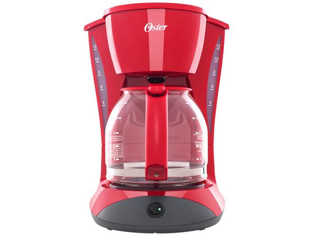 Cafeteira Elétrica Oster Red Cuisine - BVSTDCDW12R-017 Vermelha 36 Xícaras Menor preço em Cafeteira Elétrica Oster Red Cuisine - BVSTDCDW12R-017 Vermelha 36 Xícaras
