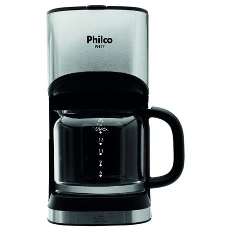 Cafeteira Elétrica Philco PH17 - Preta - 110v