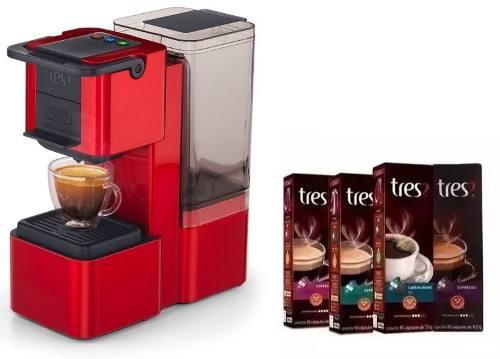 Cafeteira Espresso 3 Corações Pop Plus Vermelha 127v com 40 Cápsulas - 3 coraçoes é boa?