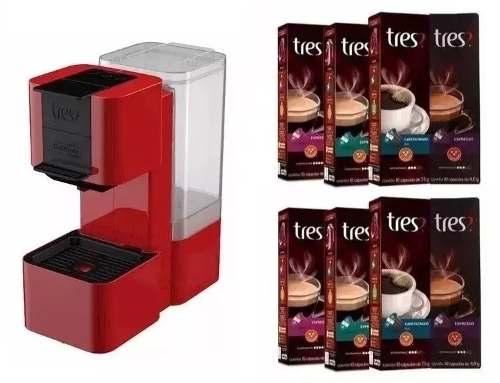 Cafeteira Espresso 3 Corações Pop Vermelha 127v com 08 CAIXAS ALEATÓRIAS - 3 coraçoes é boa?