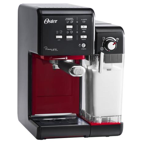 Cafeteira Espresso PrimaLatte II Red 127V - Oster Menor preço em Cafeteira Espresso PrimaLatte II Red 127V - Oster