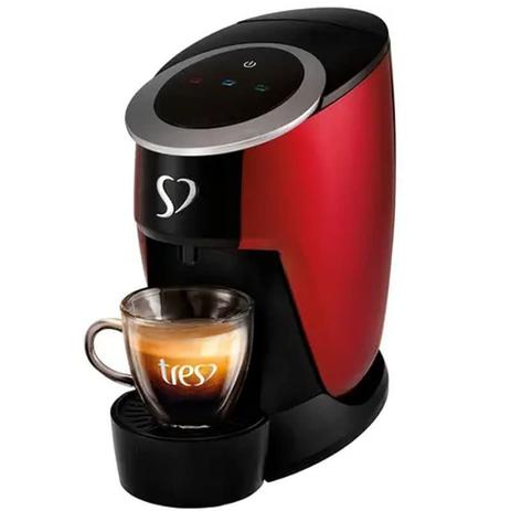 Cafeteira Espresso TRES TOUCH Vermelha TRES Coracoes - 3 corações Menor preço em Cafeteira Espresso TRES TOUCH Vermelha TRES Coracoes - 3 corações