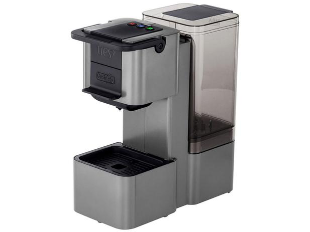 Cafeteira Expresso de Cápsula TRES S27 Pop Plus - Prata 15 Bar Menor preço em Cafeteira Expresso de Cápsula TRES S27 Pop Plus - Prata 15 Bar