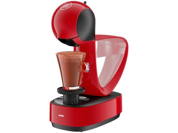 Cafeteira Expresso Dolce Gusto Infinissima Arno - de Cápsula Vermelha 15 Bar 24 Xícaras Menor preço em Cafeteira Expresso Dolce Gusto Infinissima Arno - de Cápsula Vermelha 15 Bar 24 Xícaras