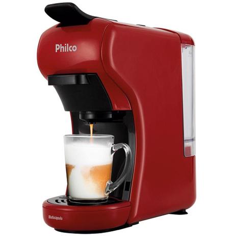 Cafeteira Expresso Multicápsula PCF19VP Vermelha - Philco Menor preço em Cafeteira Expresso Multicápsula PCF19VP Vermelha - Philco