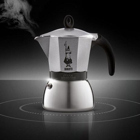 Cafeteira Italiana Bialetti Moka Induction - 3 Xícaras (150ml) Menor preço em Cafeteira Italiana Bialetti Moka Induction - 3 Xícaras (150ml)