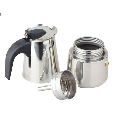 Cafeteira Italiana Importada Inox Premium 6 Cafés - Wellmix Menor preço em Cafeteira Italiana Importada Inox Premium 6 Cafés - Wellmix