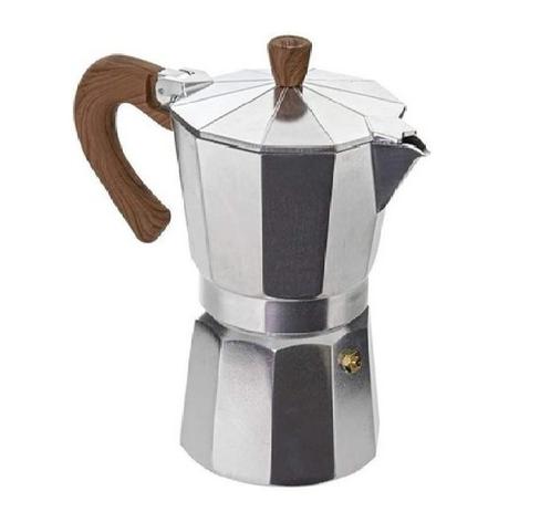 Cafeteira Italiana para 6 Cafés Alça em Bambu - Mimo Style Menor preço em Cafeteira Italiana para 6 Cafés Alça em Bambu - Mimo Style