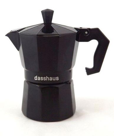 Cafeteira italiana preta 03 cafes - Dasshaus é boa?