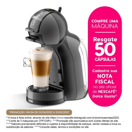 Cafeteira Nescafe Dolce Gusto Mini Me Preta Automática (220v) - Nescafé Dolce  Gusto - Cafeteiras Elétricas e Acessórios - Magazine Luiza