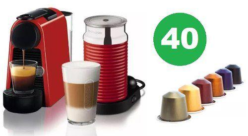 Cafeteira Nespresso Essenza D30 Vermelha 127v com Aeroccino e 40 Cápsulas é boa?
