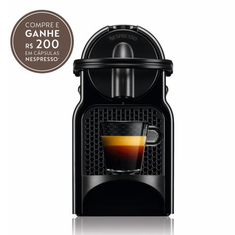 Cafeteira Nespresso Inissia Black D40 BR 110V Menor preço em Cafeteira Nespresso Inissia Black D40 BR 110V