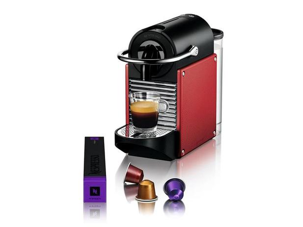 Cafeteira Nespresso Pixie D60 Carmine, 127V, Reservatório de Água 700 ml, Duas Medidas De Café Com Preparo Automático, Economia De Energia Menor preço em Cafeteira Nespresso Pixie D60 Carmine, 127V, Reservatório de Água 700 ml, Duas Medidas De Café Com Preparo Automático, Economia De Energia