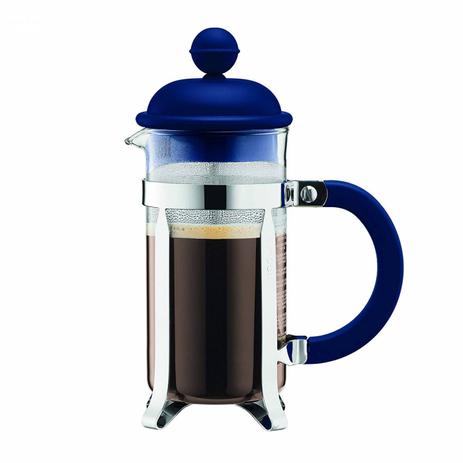 Cafeteira Prensa Francesa Bodum 350 ml - Azul Escuro Menor preço em Cafeteira Prensa Francesa Bodum 350 ml - Azul Escuro
