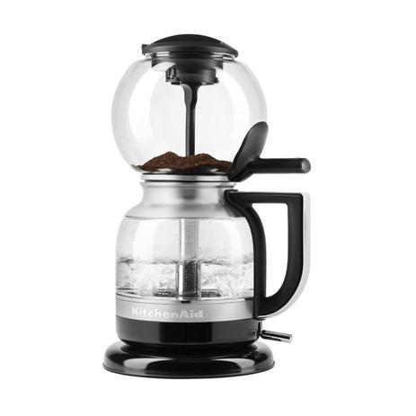 Cafeteira Sifão Automática KitchenAid 1,18 L Preto Onix 127 V KXA08AEANA Menor preço em Cafeteira Sifão Automática KitchenAid 1,18 L Preto Onix 127 V KXA08AEANA