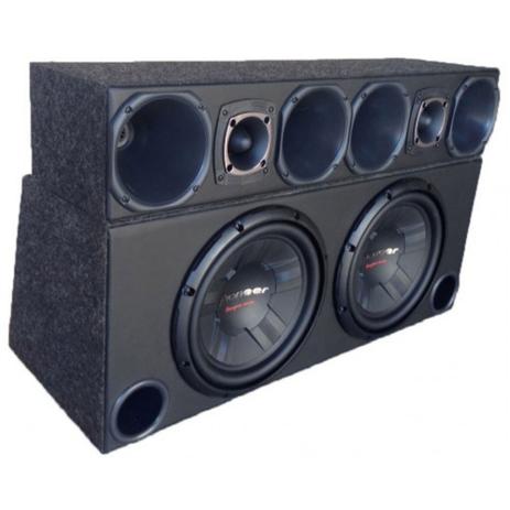 Caixa 2 Subwoofer Pioneer TS-W311 400Wrms 12 Pol + Corneteira - Vinisound + Menor preço em Caixa 2 Subwoofer Pioneer TS-W311 400Wrms 12 Pol + Corneteira - Vinisound +