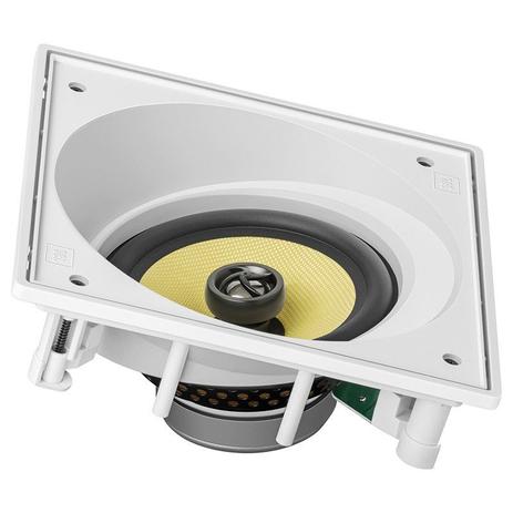 Caixa Acústica de Embutir Quadrada Angulada JBL Coaxial CI6SA 120W Menor preço em Caixa Acústica de Embutir Quadrada Angulada JBL Coaxial CI6SA 120W