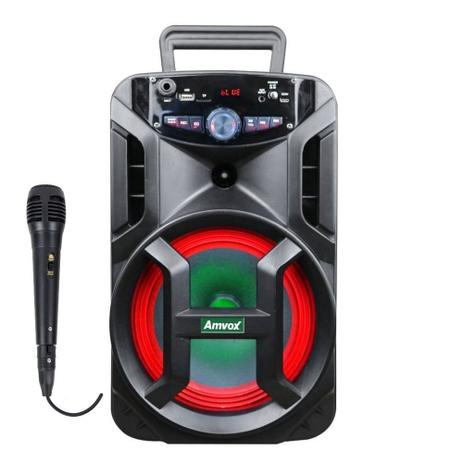 Caixa amplificada amvox com microfone Clearance