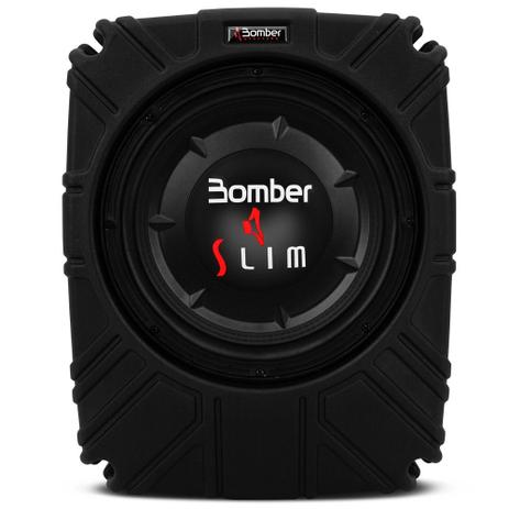 Caixa Amplificada Ativa Selada Bomber Slim 8 - 175 Watts RMS Menor preço em Caixa Amplificada Ativa Selada Bomber Slim 8 - 175 Watts RMS