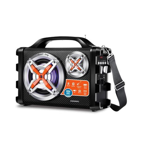 Caixa Amplificada Bluetooth Mondial Multi Connect Thunder X Extreme Mco14 - Bivolt Menor preço em Caixa Amplificada Bluetooth Mondial Multi Connect Thunder X Extreme Mco14 - Bivolt