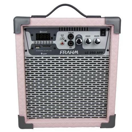 Caixa Amplificada FRAHM LC250 APP Rosa 60W 31336 Menor preço em Caixa Amplificada FRAHM LC250 APP Rosa 60W 31336