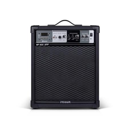 Caixa Amplificada Multiuso Frahm MF400 App 80W - Com Bluetooth Menor preço em Caixa Amplificada Multiuso Frahm MF400 App 80W - Com Bluetooth