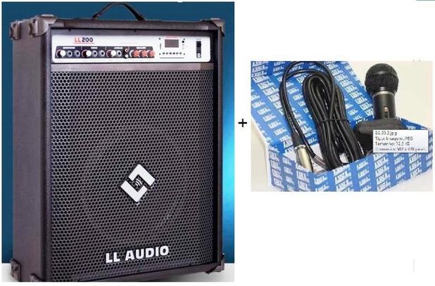 CAIXA AMPLIFICADA MULTIUSO LL200BT com USB e BLUETOOTH LL AUDIO + MICROFONE JWL BA30 Menor preço em CAIXA AMPLIFICADA MULTIUSO LL200BT com USB e BLUETOOTH LL AUDIO + MICROFONE JWL BA30