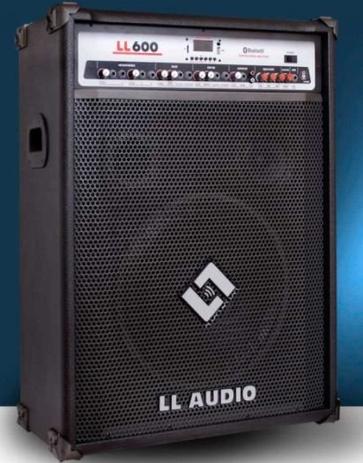 CAIXA AMPLIFICADA MULTIUSO LL600BT com USB e BLUETOOH LL AUDIO Menor preço em CAIXA AMPLIFICADA MULTIUSO LL600BT com USB e BLUETOOH LL AUDIO
