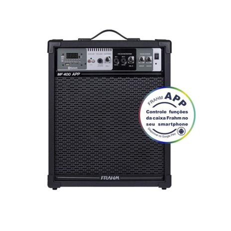 Caixa Amplificada Multiuso MF400APP 8 Polegadas 80W Frahm Menor preço em Caixa Amplificada Multiuso MF400APP 8 Polegadas 80W Frahm