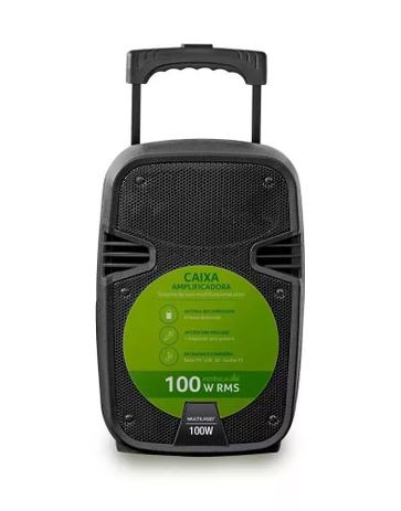 Caixa Amplificadora 100w Rms Bluetooth Multilaser Sp258 Menor preço em Caixa Amplificadora 100w Rms Bluetooth Multilaser Sp258