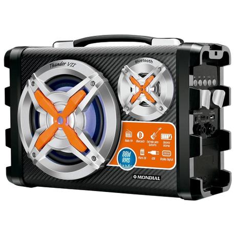 Caixa Amplificadora Mondial MCO-07,USB, SD, Bluetooth, FM, 80W RMS - Bivolt é boa?