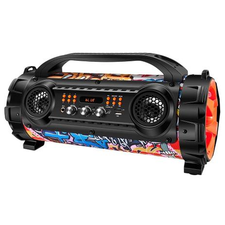 Caixa Amplificadora Mondial Mult Conect Thunder Street MCO-08 Bluetooth, Entradas USB, Auxiliar e SD, Rádio FM, 100W RMS Menor preço em Caixa Amplificadora Mondial Mult Conect Thunder Street MCO-08 Bluetooth, Entradas USB, Auxiliar e SD, Rádio FM, 100W RMS