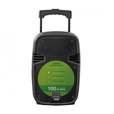 Caixa Amplificadora Multilaser Trolley + Microfone com Fio 100W SP258 é boa?