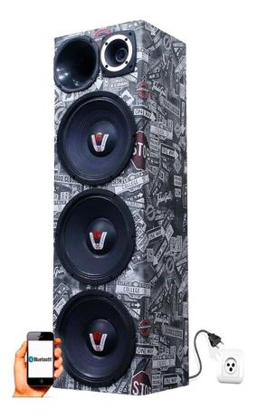 Caixa Ativa 3 Woofer Radio Bluetooth Usb Residencial Taramps - OESTESOM Menor preço em Caixa Ativa 3 Woofer Radio Bluetooth Usb Residencial Taramps - OESTESOM