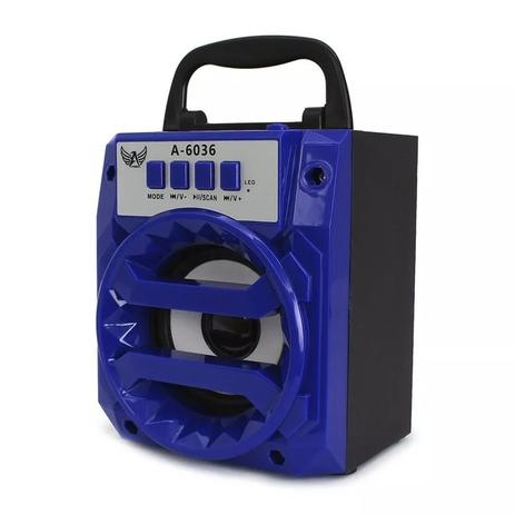 Caixa Bluetooth De Som Portátil Mp3 Pen Drive Cartão A-6036 Azul - Altomex é ruim? Caixa Bluetooth De Som Portátil Mp3 Pen Drive Cartão A-6036 Azul - Altomex é boa?