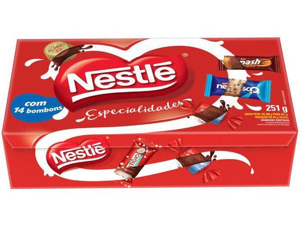 Caixa Bombom Especialidades 251g - Nestlé Menor preço em Caixa Bombom Especialidades 251g - Nestlé