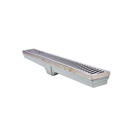 Caixa Coletora Pvc Conjunto Grelha Saída por Baixo 7x70cm Matelada - Costa navarro Menor preço em Caixa Coletora Pvc Conjunto Grelha Saída por Baixo 7x70cm Matelada - Costa navarro