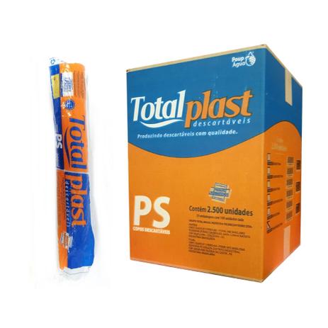 Caixa copo descartavel 200 ml - TOTALPLAST Menor preço em Caixa copo descartavel 200 ml - TOTALPLAST