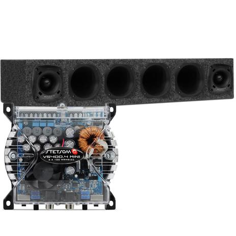 Caixa Corneteira 2 Tweeters 4 Drivers 4 Cornetas Curtas+Módulo Stetsom 400W - Jbl selenium Menor preço em Caixa Corneteira 2 Tweeters 4 Drivers 4 Cornetas Curtas+Módulo Stetsom 400W - Jbl selenium