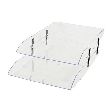Caixa Correspondência Poliestireno Dupla Articulável Cristal - Dello Menor preço em Caixa Correspondência Poliestireno Dupla Articulável Cristal - Dello