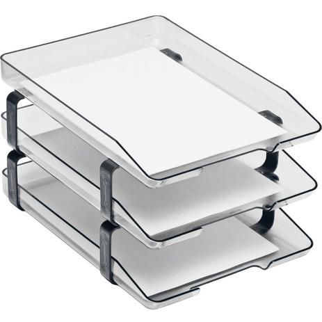 Caixa Correspondencia Tripla Acrilica Classic Cristal - Acrimet Menor preço em Caixa Correspondencia Tripla Acrilica Classic Cristal - Acrimet