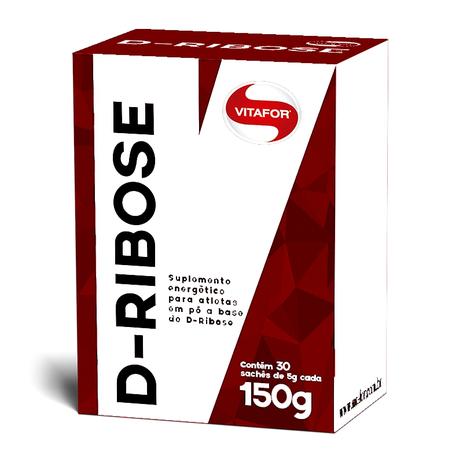 Caixa D-ribose 30 Sachês 150g Repositor Energético - Vitafor Menor preço em Caixa D-ribose 30 Sachês 150g Repositor Energético - Vitafor