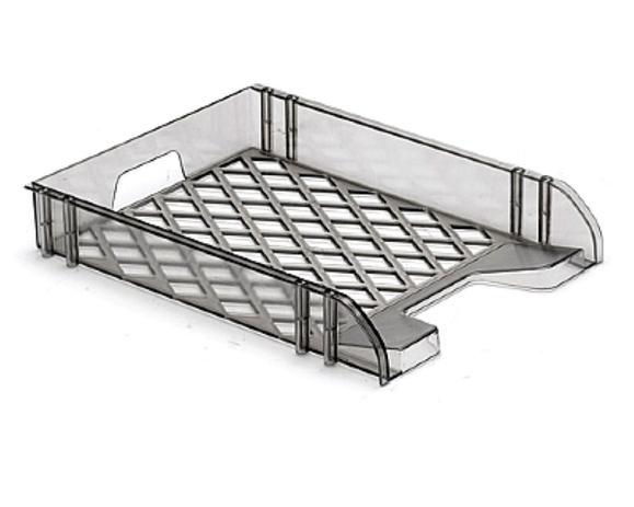 Caixa de Correspondência Modular Simples Fumê Waleu Menor preço em Caixa de Correspondência Modular Simples Fumê Waleu