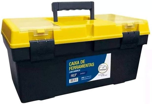 Caixa De Ferramentas Metasul 24x50cm Menor preço em Caixa De Ferramentas Metasul 24x50cm