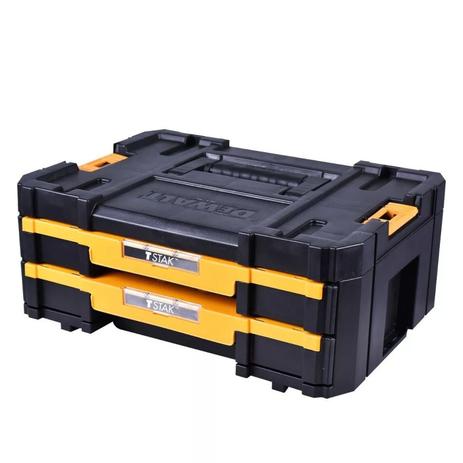 Caixa de ferramentas tstak dewalt 2 gavetas 16,5” dwst17804 Menor preço em Caixa de ferramentas tstak dewalt 2 gavetas 16,5” dwst17804